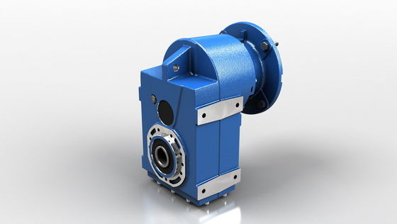 parallelo del riduttore dell'ingranaggio montato asse 24V, riduttore ad angolo retto 1.5KW dell'ingranaggio a vite 0.75KW